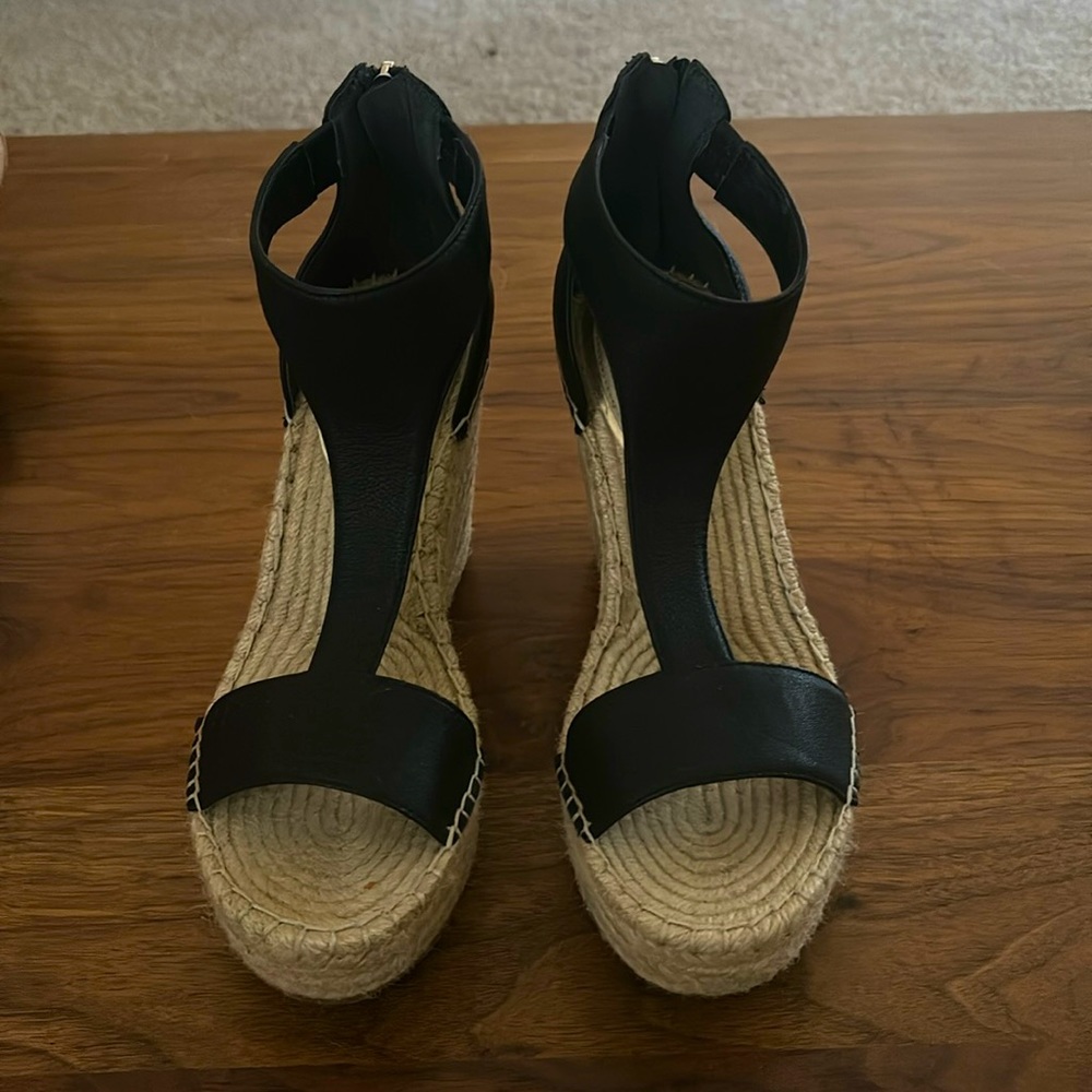 Kenneth Cole Olivia T Strap Espadrilles Wedge
